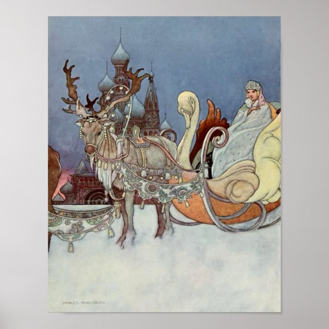 “The Happy Prince” by Charles Robinson From Russia Poster (Front)