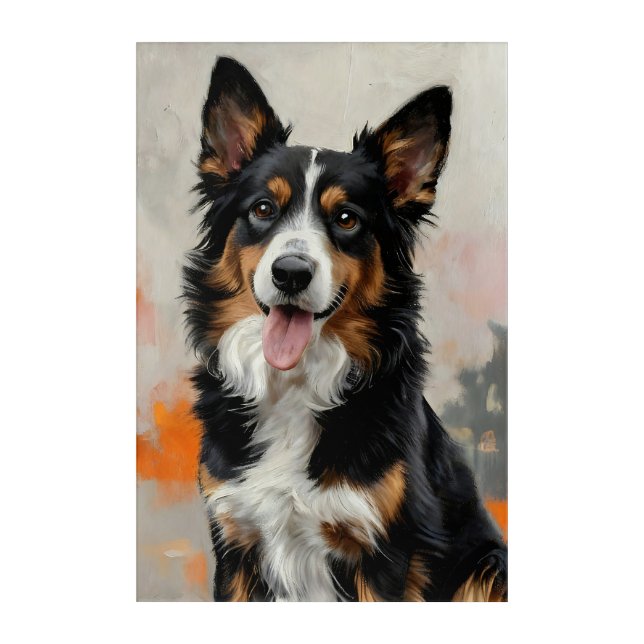 The Happy Soul of Your Dog Acrylic Print (Front)