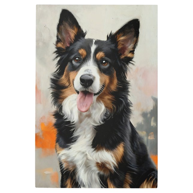 The Happy Soul of Your Dog Metal Print (Front)