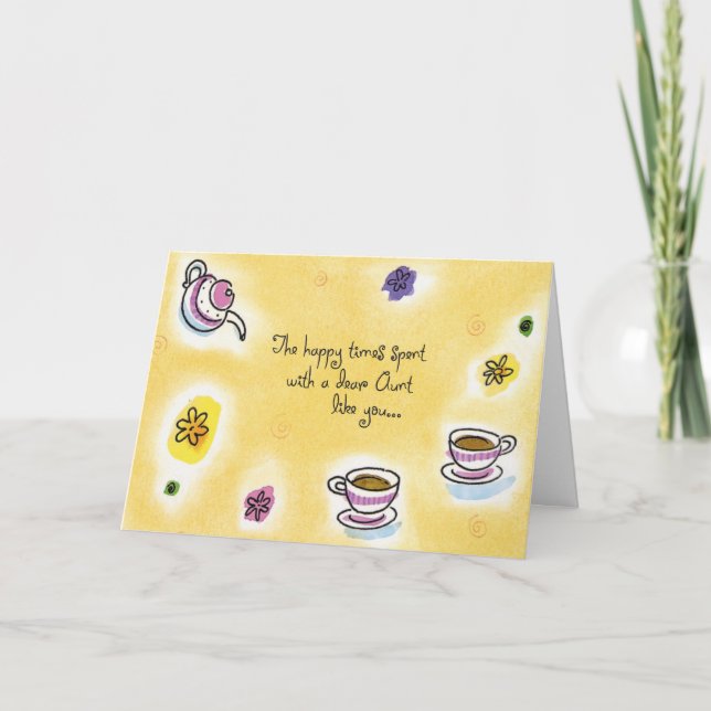 The Happy Times Spent With A Dear Aunt Like You Card (Front)
