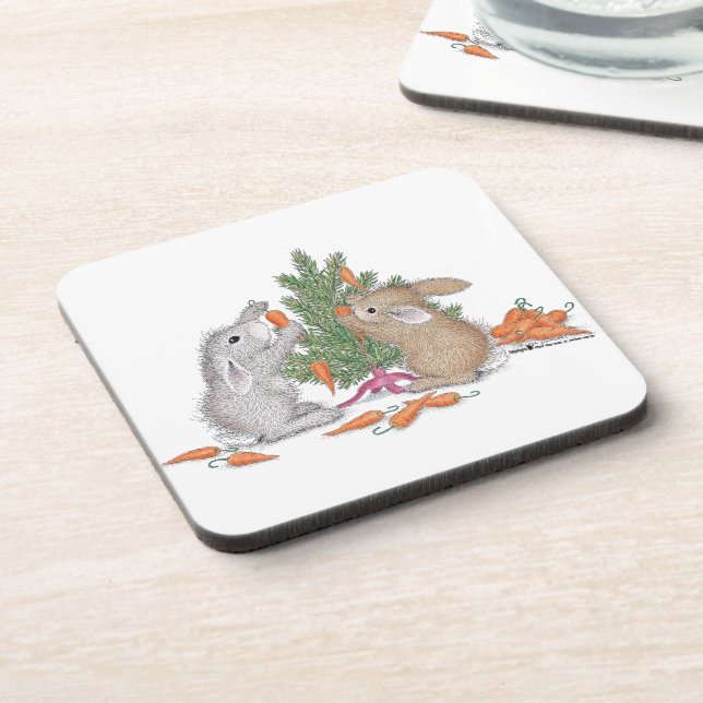 The HappyHoppers® Cork Coaster (Left Side)