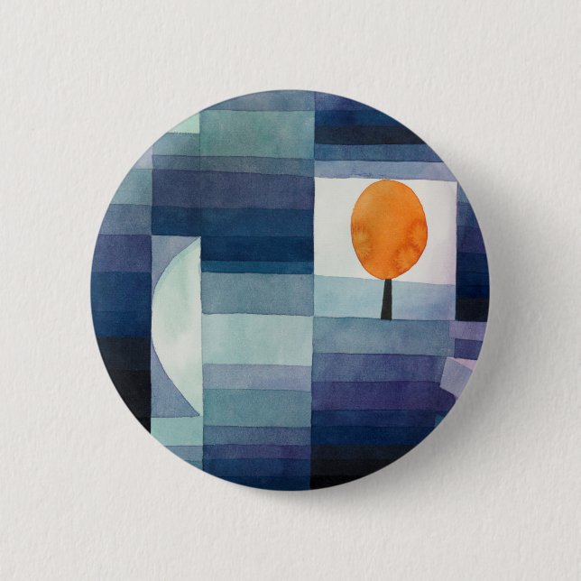 The Harbinger of Autumn (1922) by Paul Klee Button (Front)