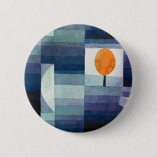 The Harbinger of Autumn (1922) by Paul Klee Button