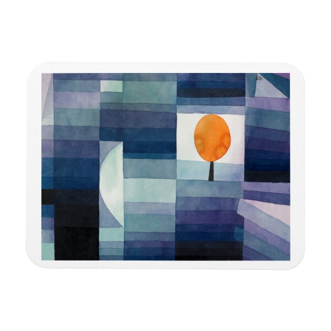 The Harbinger of Autumn (1922) by Paul Klee  Magnet (Horizontal)