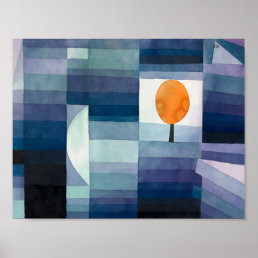 The Harbinger of Autumn (1922) by Paul Klee Poster