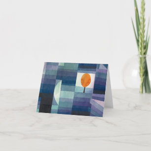 The Harbinger of Autumn by Paul Klee Thank You Card
