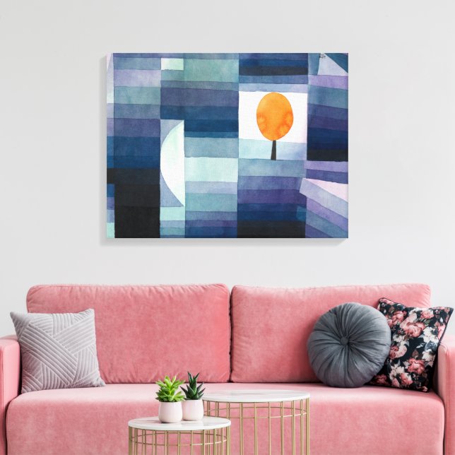 The Harbinger of Autumn | Paul Klee | Canvas Print (Insitu(LivingRoom))