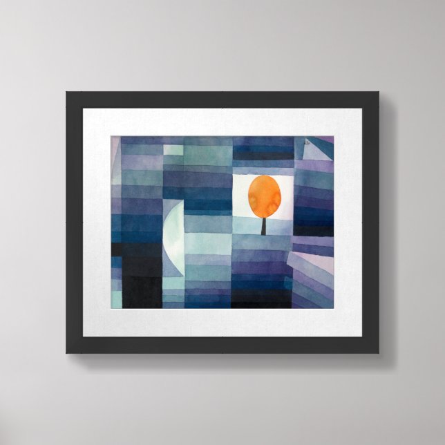 The Harbinger of Autumn | Paul Klee Framed Art (Framed Front)
