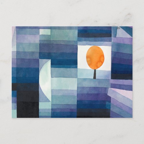 The Harbinger of Autumn _ Paul Klee _ Modern Art Postcard