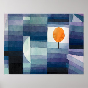 The Harbinger of Autumn Paul Klee Poster
