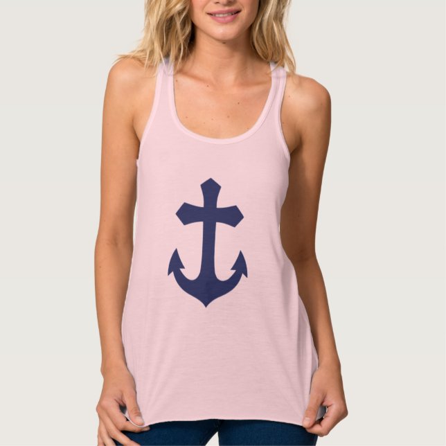 The Harbor Anchor Flowy Tank (Front)