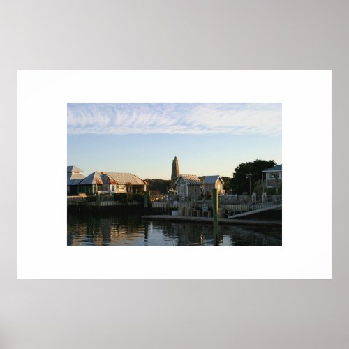 THe Harbor at Bald Head Island Poster