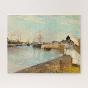 The Harbor at Lorient by Berthe Morisot Jigsaw Puzzle