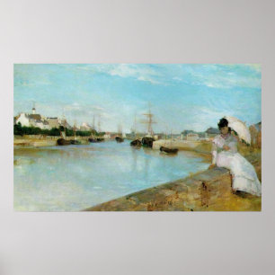 The Harbor at Lorient Poster
