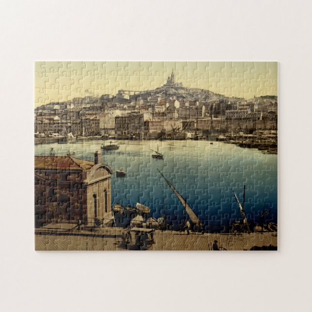 The Harbor Marseilles France Jigsaw Puzzle (Horizontal)