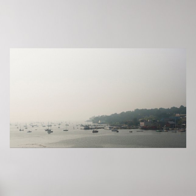 The harbor of Belfast, Maine Poster (Front)