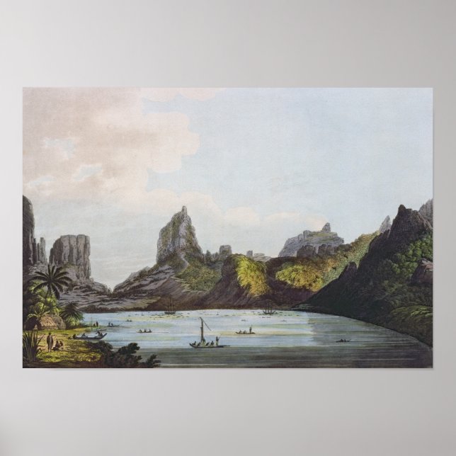 The Harbor of Taloo in the Island of Eimeo Poster (Front)