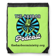 The Harbor Podcast Drawstring Bag
