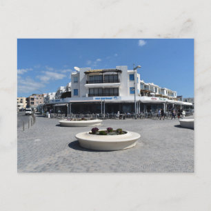 The Harbor restaurant at Paphos Seafront, Cyprus Postcard