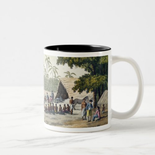 The Harbour at Anamooka plate 82 from Le Costume Two_Tone Coffee Mug