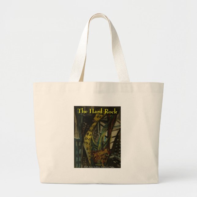 the hard rock III Large Tote Bag (Front)