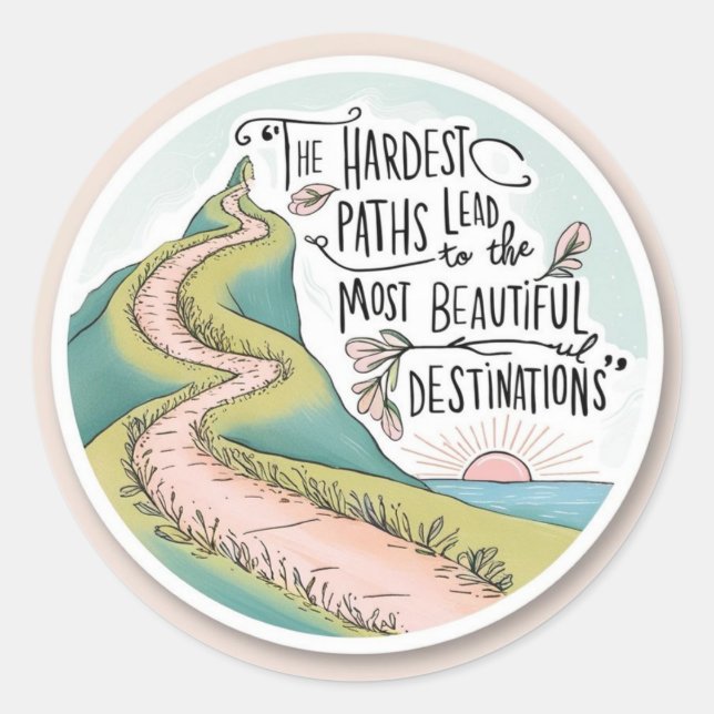 The Hardest Path Stickers (Front)