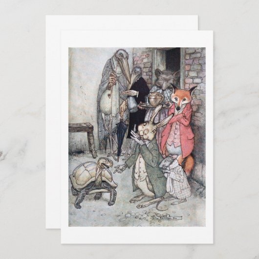 The Hare and the Tortoise (Front/Back)