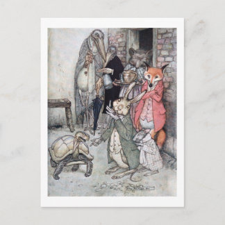 The Hare and the Tortoise Postcard