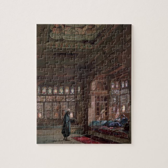 The Harem of Sheikh Sadat, Cairo, 1870 Jigsaw Puzzle (Vertical)