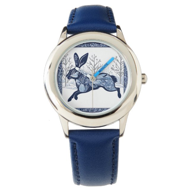 The Hares Winter's Whimsical Wandering Watch (Front)