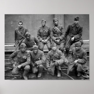 The Harlem Hellfighters - WW1 1919 Poster