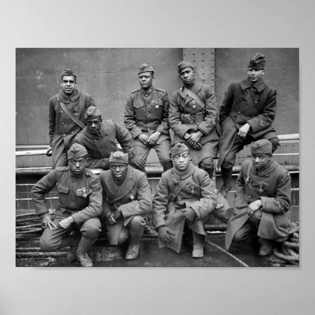 The Harlem Hellfighters - WW1 1919 Poster (Front)