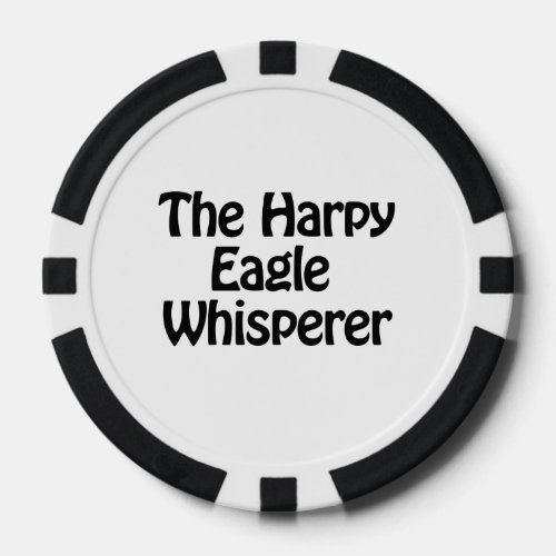 the harpy eagle whisperer poker chips