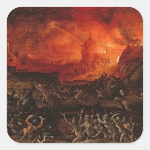 The Harrowing of Hell Square Sticker