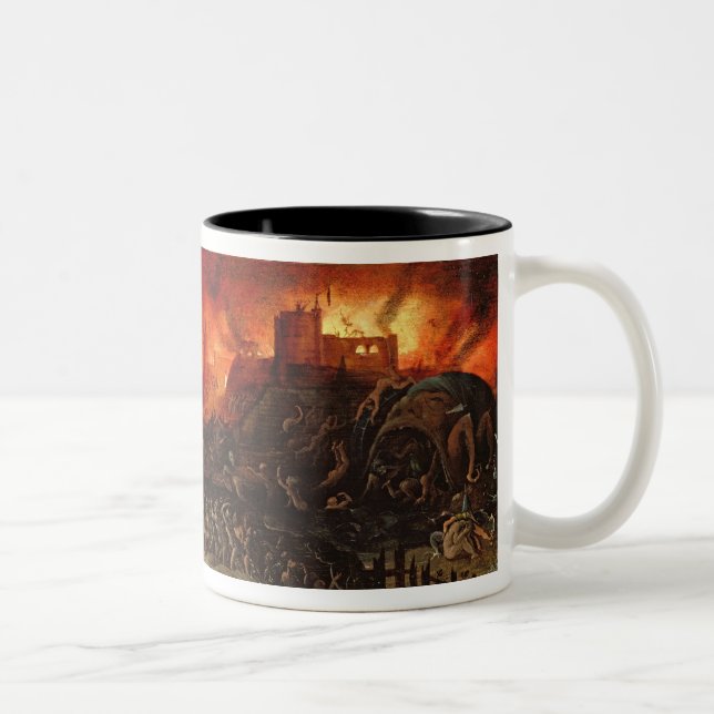 The Harrowing of Hell Two-Tone Coffee Mug (Right)