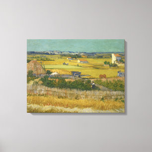 The Harvest by Vincent van Gogh Canvas Print