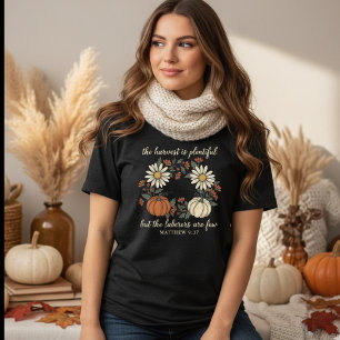 The Harvest is Plentiful   Retro Christian  Tri-Blend Shirt