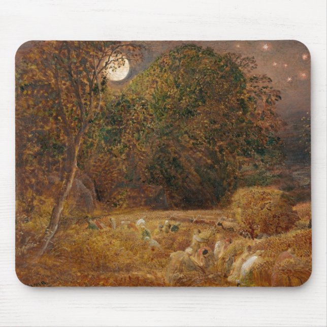 The Harvest Moon by Palmer Mouse Pad (Front)