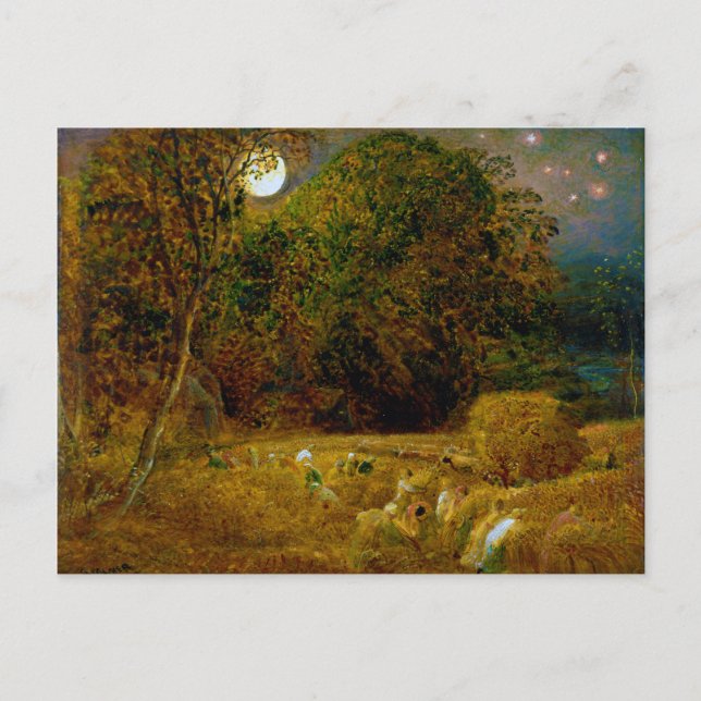 The Harvest Moon by Samuel Palmer (1833) Postcard (Front)