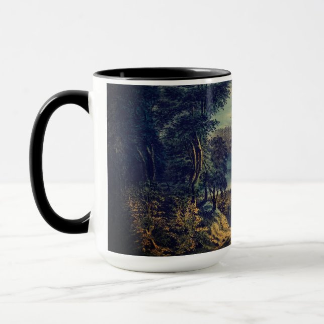 The Harvest Moon, Currier & Ives: Mug (Left)
