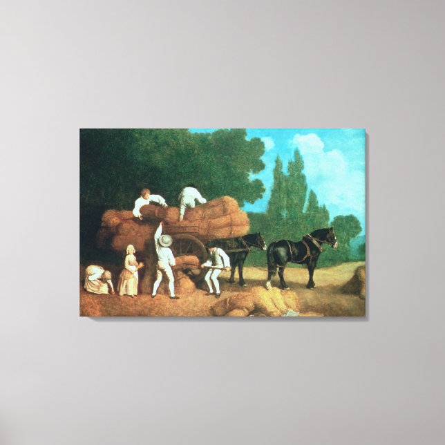 The Harvest Wagon Canvas Print (Front)
