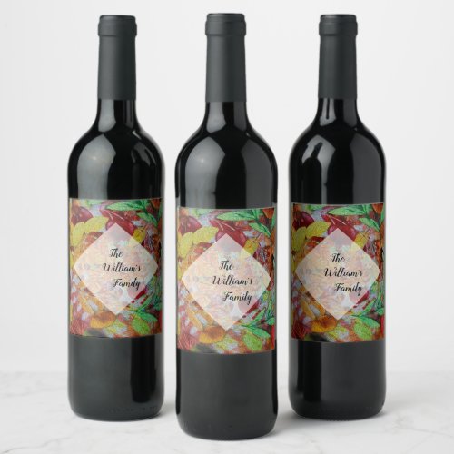The Harvest Wine Label