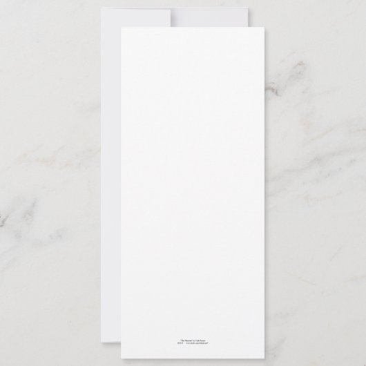 The Harvester flat card (Back)