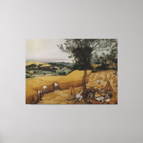 The Harvesters by Pieter Bruegel the Elder Canvas Print