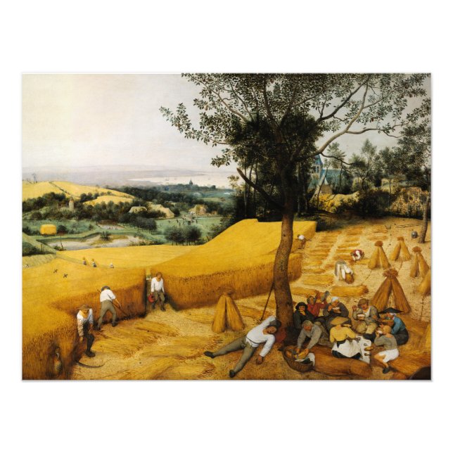 The Harvesters by Pieter Bruegel the Elder Photo Print (Front)