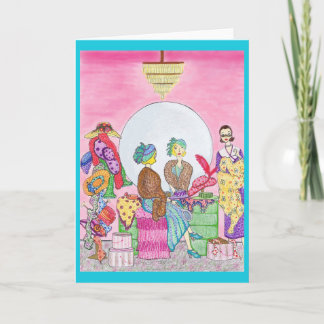 The Hat Shop Paris Boutique Greeting Card