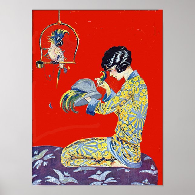 The hat vintage poster (Front)