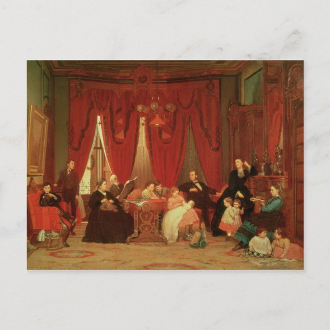 The Hatch Family, 1870-71 Postcard (Front)