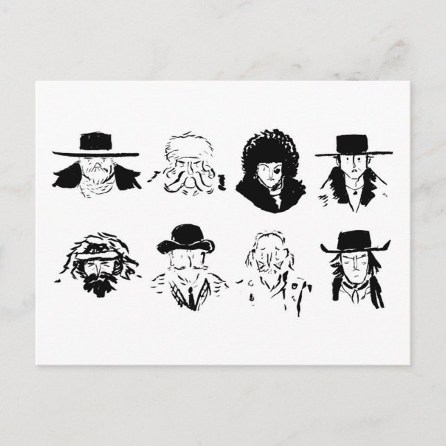"The Hateful 8" Postcard (Front)
