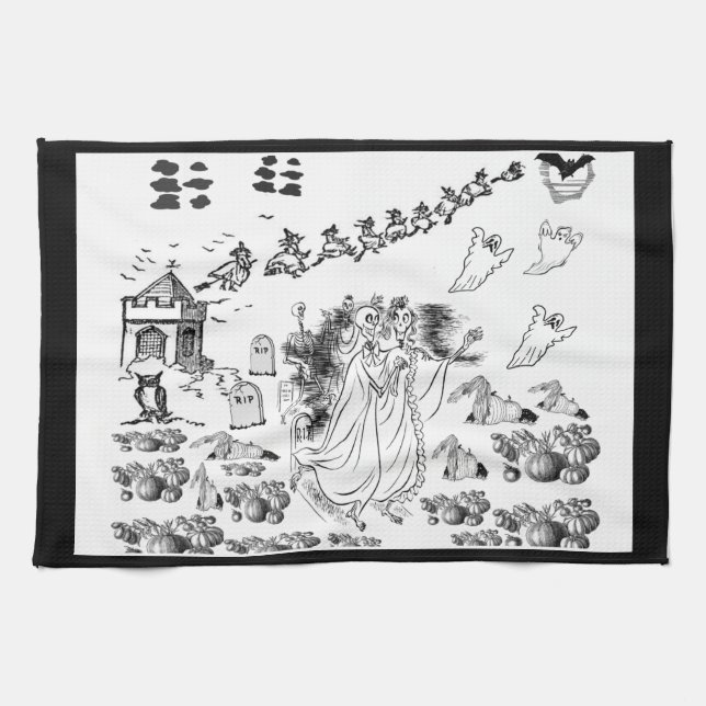 The Haunted Ceremony - Kitchen Towel (Horizontal)